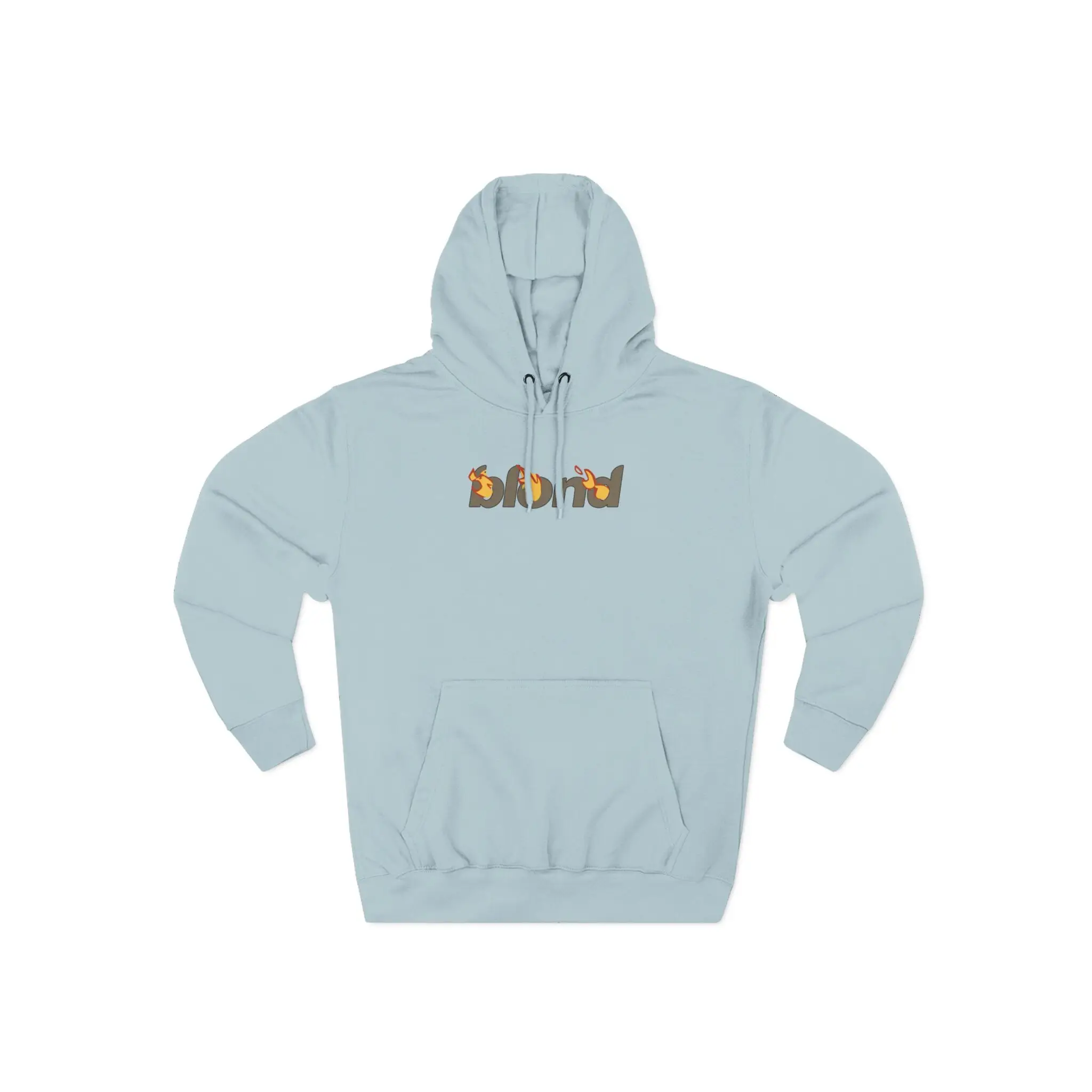 Frank Ocean Blond Art Three Panel Fleece Hoodie Blue Mist (1)