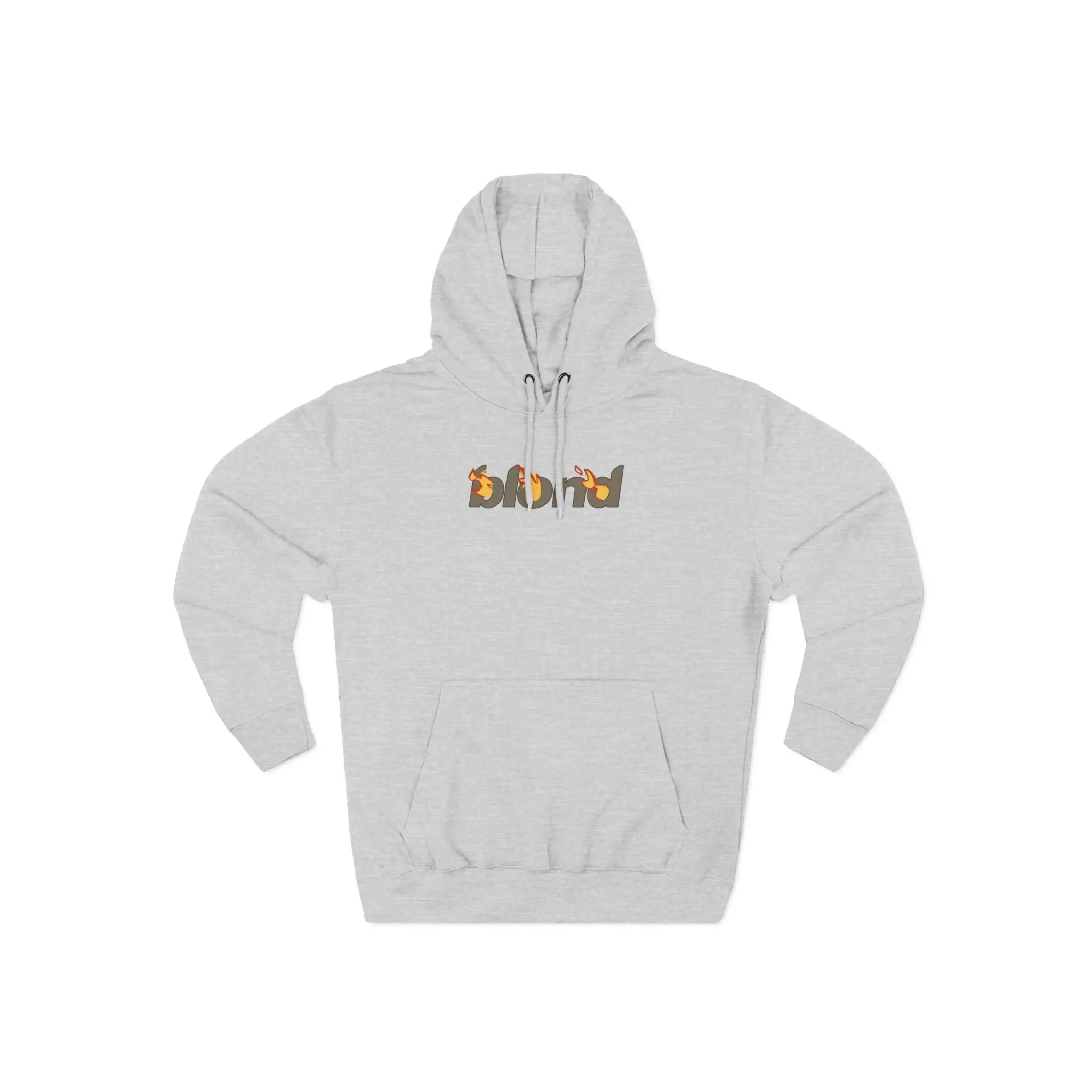 Frank Ocean Blond Art Three Panel Fleece Hoodie Heather Grey (1)