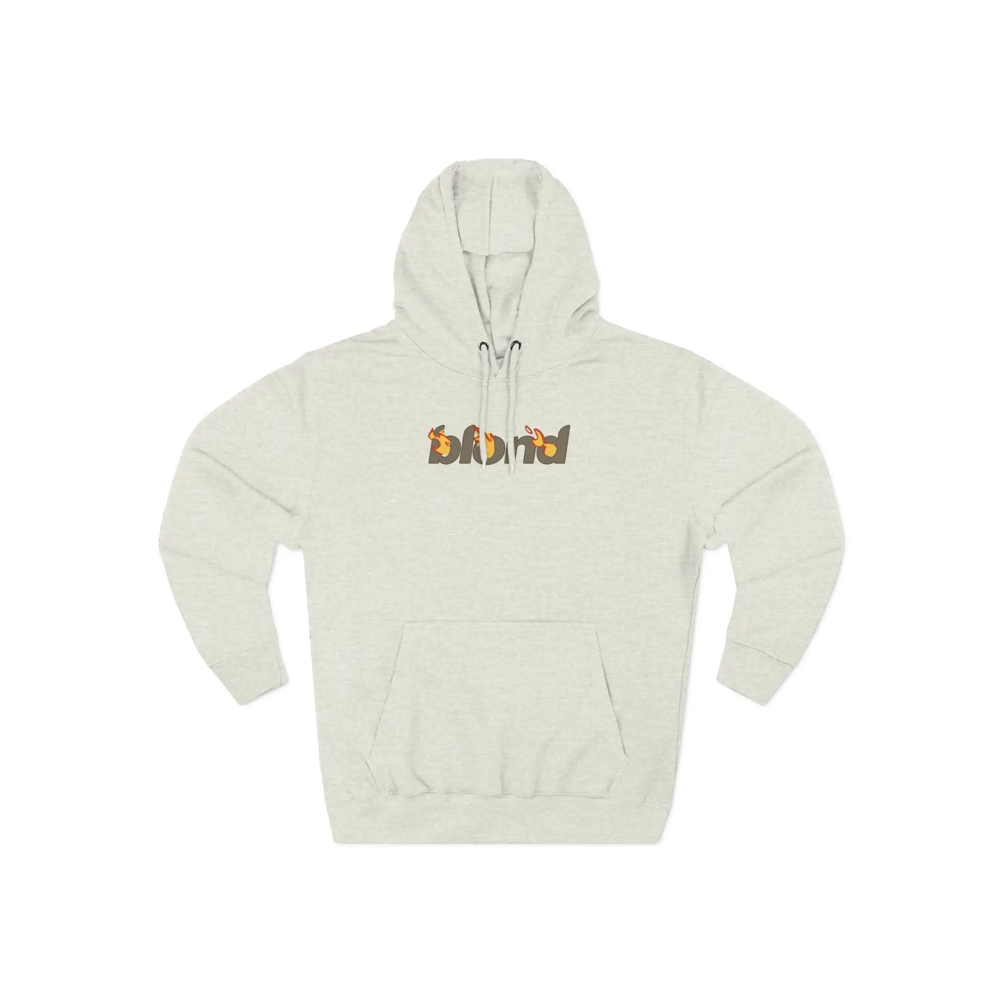 Frank Ocean Blond Art Three Panel Fleece Hoodie Otmeal (2)