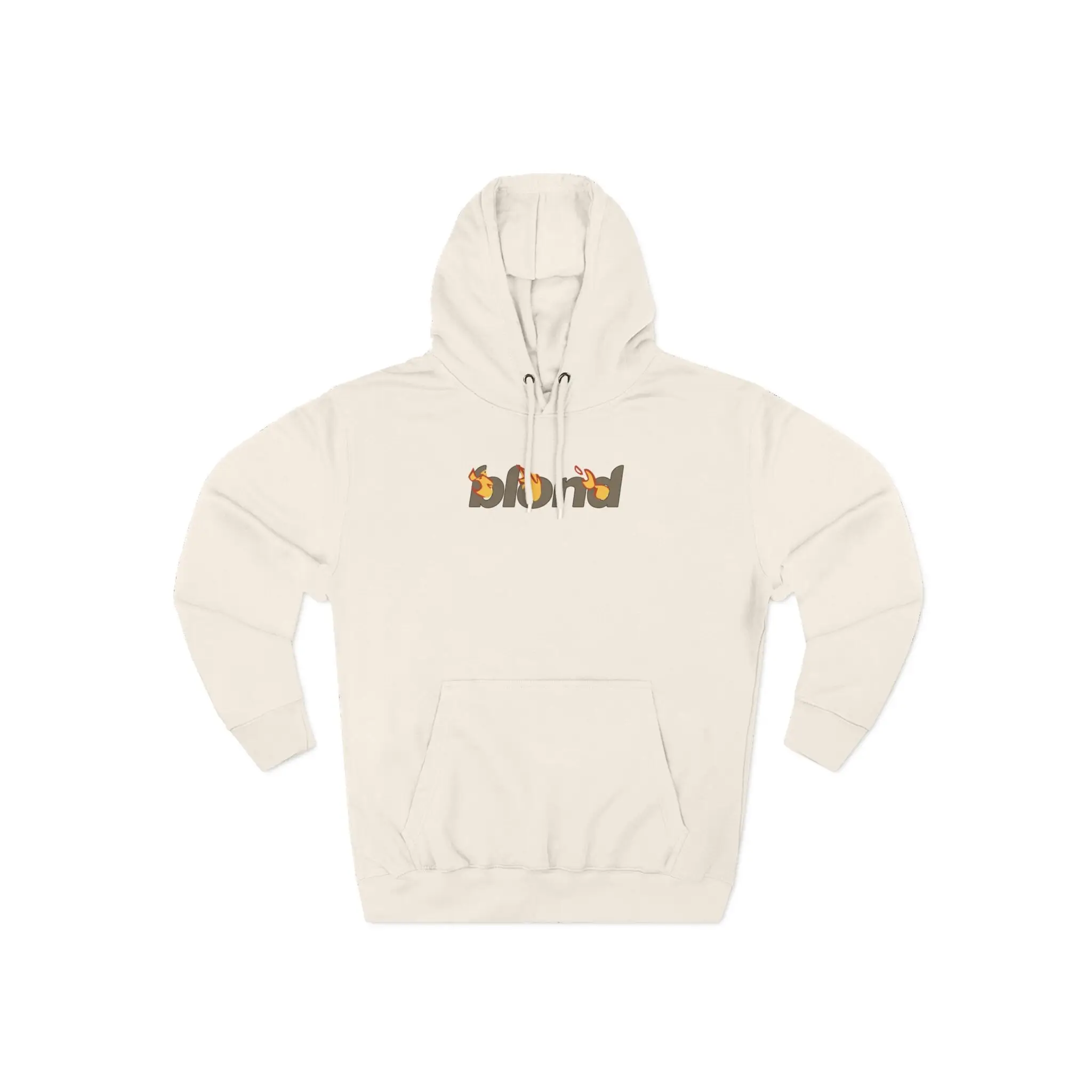 Frank Ocean Blond Art Three Panel Fleece Hoodie Sand Shell (1)