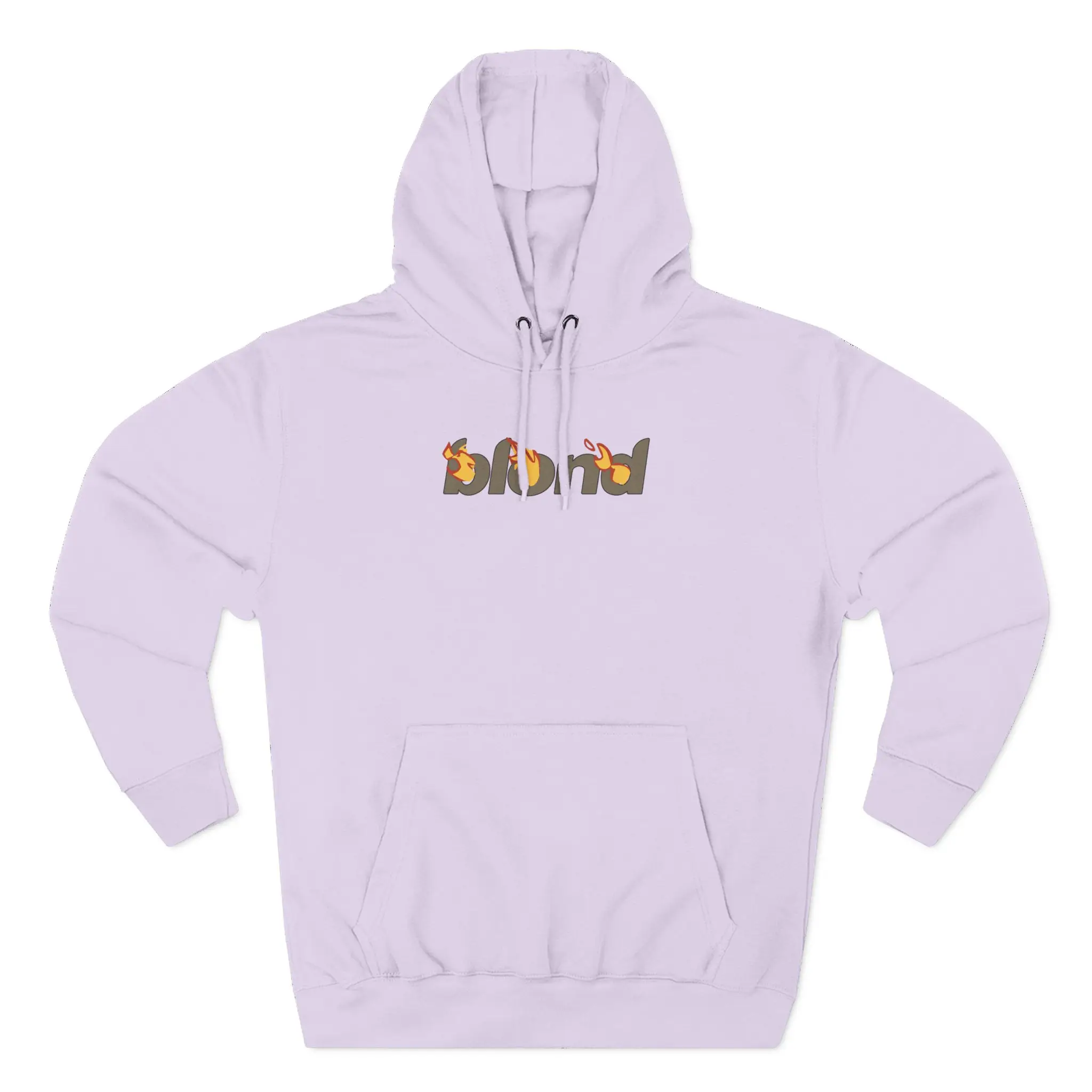 Frank Ocean Blond Art Three Panel Fleece Hoodie lilac (1)