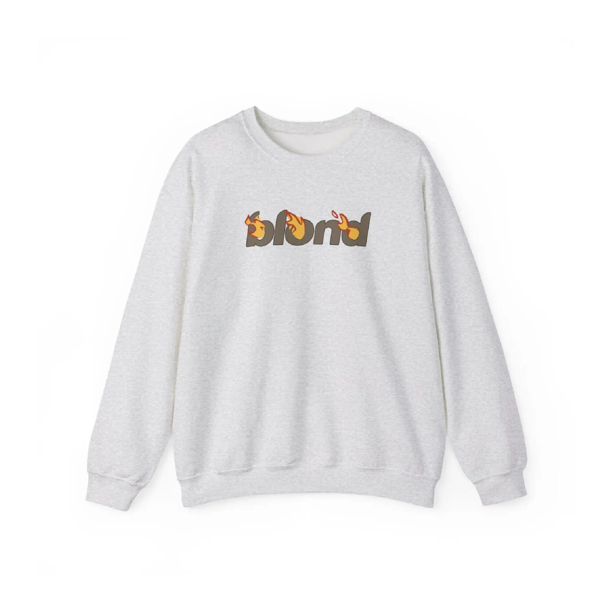 Frank Ocean Blond Art Unisex Heavy Blend Crewneck Sweatshirt Ash (1)