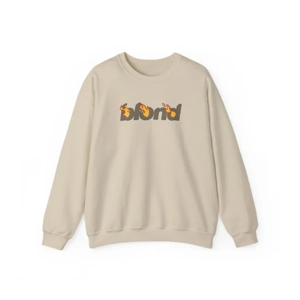 Frank Ocean Blond Art Unisex Heavy Blend Crewneck Sweatshirt Sand (1)