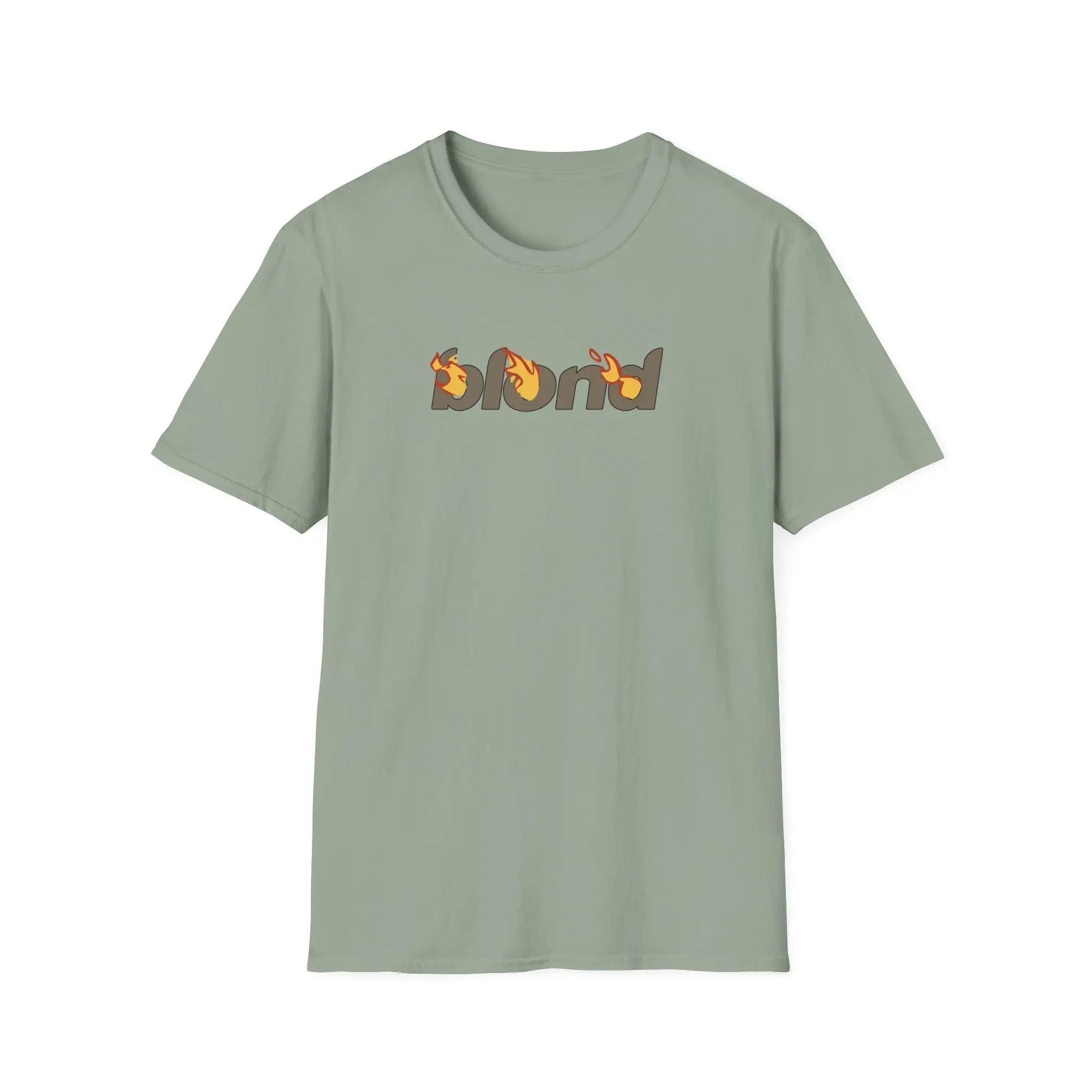 Frank Ocean Blond Art Unisex Softstyle T Shirt Sage (1)