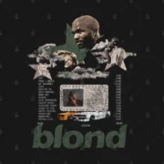 Frank Ocean Blond List Vintage Shorts Black (2)